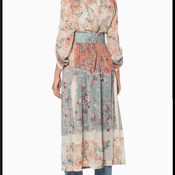 We Are Kindred Free People Destination Unknown Helene Patchwork Kimono Coat 6 - Picture 2 of 6